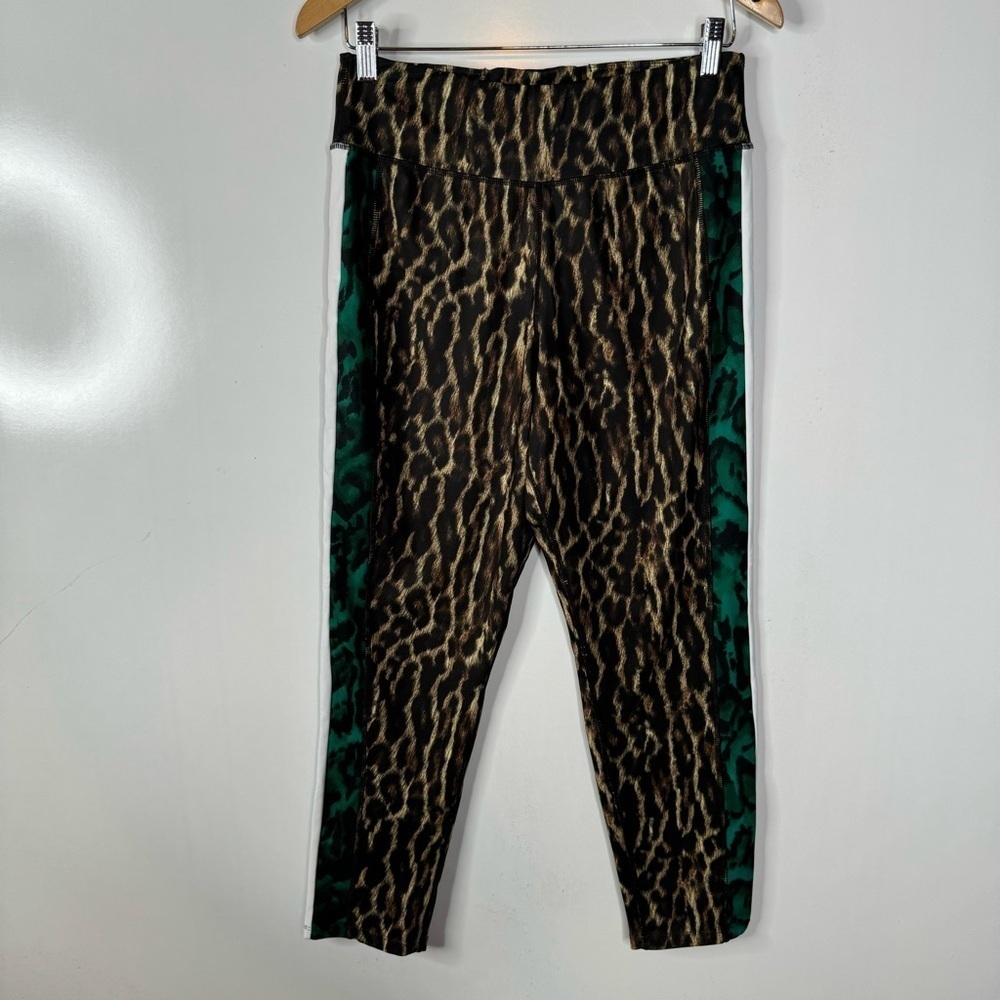 Pam & Gela Leopard Print Leggings Size Large